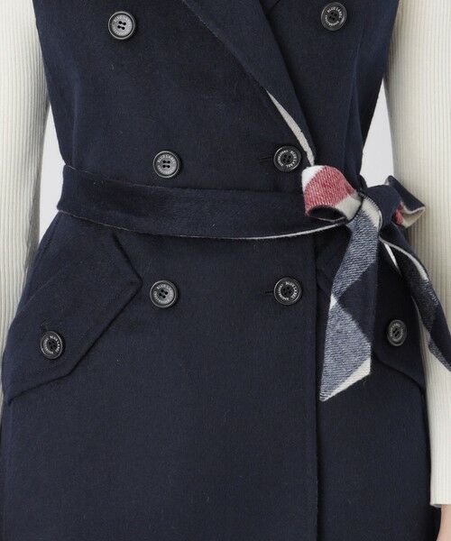 BLUE LABEL / BLACK LABEL CRESTBRIDGE / ブルーレーベル / ブラックレーベル・クレストブリッジ  その他アウター | クレストブリッジチェックリバーポリウールジレ | 詳細20