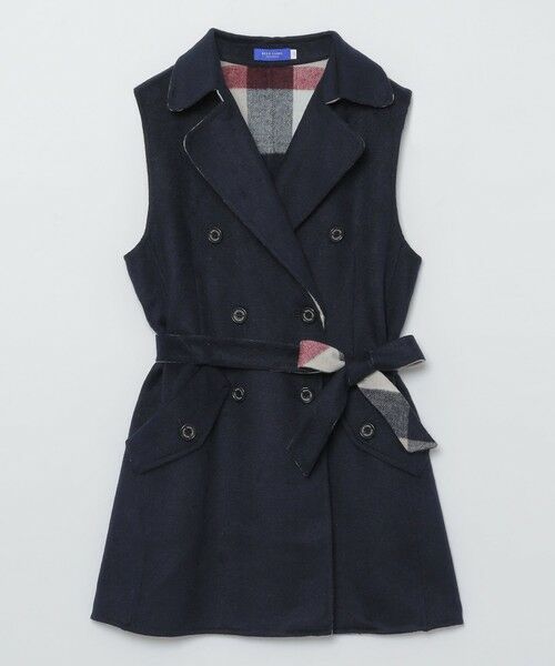 BLUE LABEL / BLACK LABEL CRESTBRIDGE / ブルーレーベル / ブラックレーベル・クレストブリッジ  その他アウター | クレストブリッジチェックリバーポリウールジレ | 詳細24