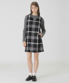 BLUE LABEL / BLACK LABEL CRESTBRIDGE / ブルーレーベル / ブラックレーベル・クレストブリッジ  ドレス | クレストブリッジチェックスラブプリペラミニドレス