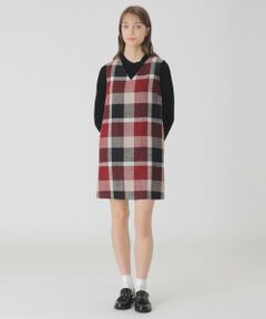 BLUE LABEL / BLACK LABEL CRESTBRIDGE / ブルーレーベル / ブラックレーベル・クレストブリッジ  ドレス | クレストブリッジチェックスラブプリペラミニドレス