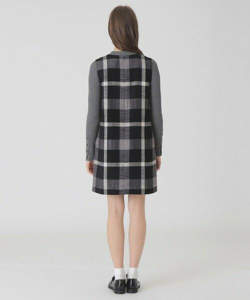 BLUE LABEL / BLACK LABEL CRESTBRIDGE / ブルーレーベル / ブラックレーベル・クレストブリッジ  ドレス | クレストブリッジチェックスラブプリペラミニドレス | 詳細2