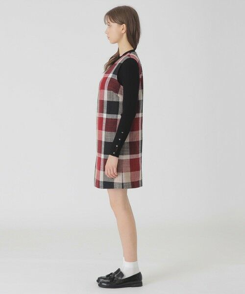 BLUE LABEL / BLACK LABEL CRESTBRIDGE / ブルーレーベル / ブラックレーベル・クレストブリッジ  ドレス | クレストブリッジチェックスラブプリペラミニドレス | 詳細5