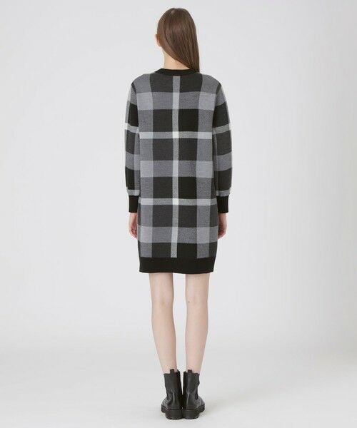 BLUE LABEL / BLACK LABEL CRESTBRIDGE / ブルーレーベル / ブラックレーベル・クレストブリッジ  ドレス | クレストブリッジチェックウーリージャカードドレス | 詳細2