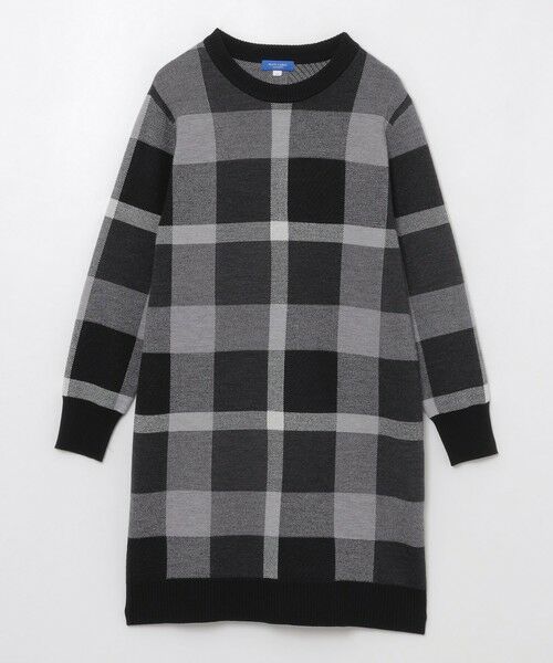 BLUE LABEL / BLACK LABEL CRESTBRIDGE / ブルーレーベル / ブラックレーベル・クレストブリッジ  ドレス | クレストブリッジチェックウーリージャカードドレス | 詳細3