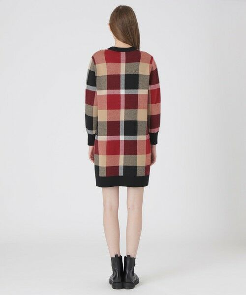 BLUE LABEL / BLACK LABEL CRESTBRIDGE / ブルーレーベル / ブラックレーベル・クレストブリッジ  ドレス | クレストブリッジチェックウーリージャカードドレス | 詳細5