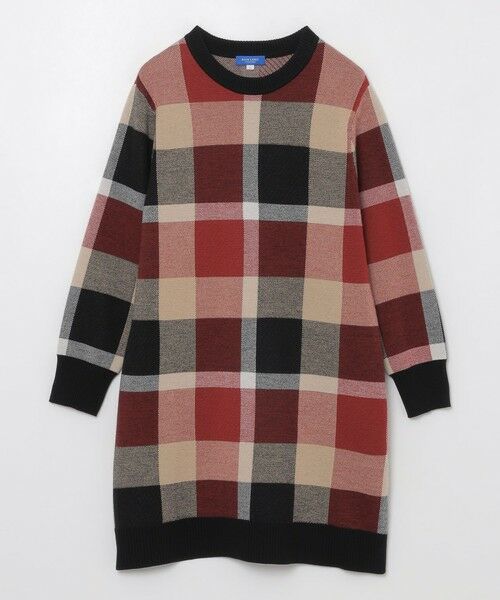 BLUE LABEL / BLACK LABEL CRESTBRIDGE / ブルーレーベル / ブラックレーベル・クレストブリッジ  ドレス | クレストブリッジチェックウーリージャカードドレス | 詳細6