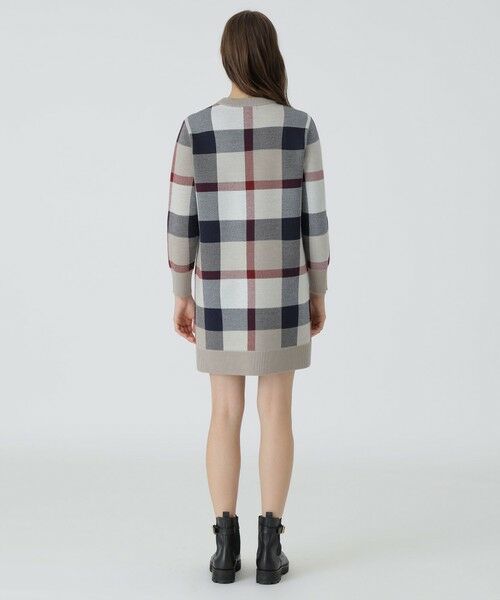BLUE LABEL / BLACK LABEL CRESTBRIDGE / ブルーレーベル / ブラックレーベル・クレストブリッジ  ドレス | クレストブリッジチェックウーリージャカードドレス | 詳細8