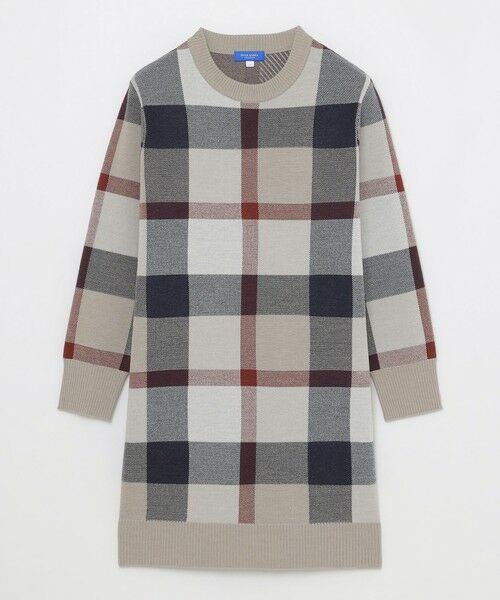 BLUE LABEL / BLACK LABEL CRESTBRIDGE / ブルーレーベル / ブラックレーベル・クレストブリッジ  ドレス | クレストブリッジチェックウーリージャカードドレス | 詳細9