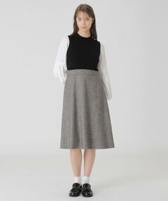 BLUE LABEL CRESTBRIDGE ロングワンピース ベージュ 美品 BLUE LABEL CRESTBRIDGEのシャツワンピース