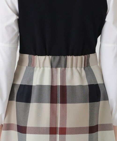 BLUE LABEL / BLACK LABEL CRESTBRIDGE / ブルーレーベル / ブラックレーベル・クレストブリッジ  ドレス | ツイードニットドッキングドレス | 詳細18