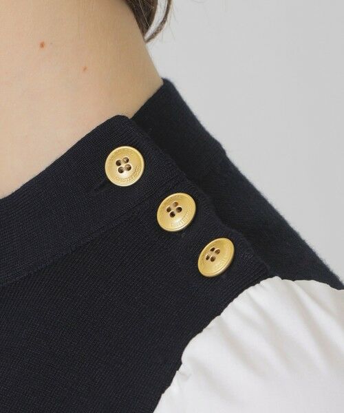 BLUE LABEL / BLACK LABEL CRESTBRIDGE / ブルーレーベル / ブラックレーベル・クレストブリッジ  ドレス | ツイードニットドッキングドレス | 詳細19