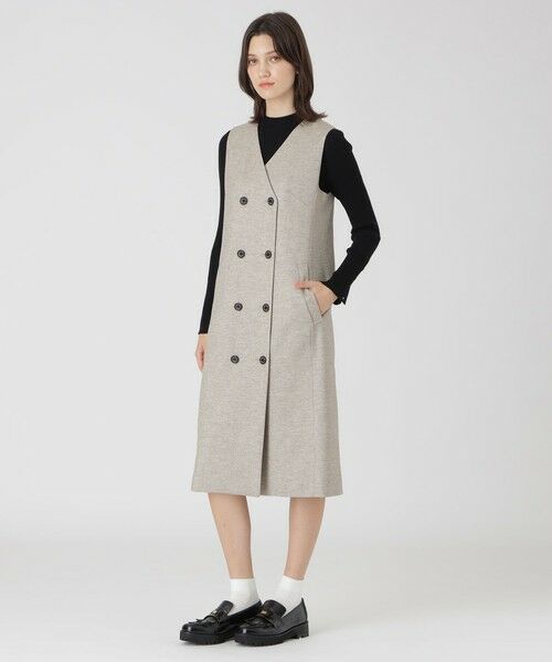 BLUE LABEL / BLACK LABEL CRESTBRIDGE / ブルーレーベル / ブラックレーベル・クレストブリッジ ドレス | ツイードジャンパードレス | 詳細1