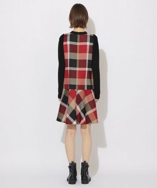 BLUE LABEL / BLACK LABEL CRESTBRIDGE / ブルーレーベル / ブラックレーベル・クレストブリッジ  ドレス | 【限定カラーあり】クレストブリッジチェックサキソニードッキングドレス | 詳細2