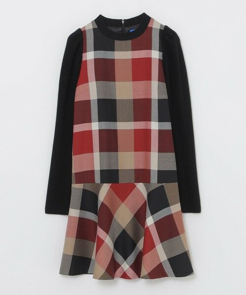 BLUE LABEL / BLACK LABEL CRESTBRIDGE / ブルーレーベル / ブラックレーベル・クレストブリッジ  ドレス | 【限定カラーあり】クレストブリッジチェックサキソニードッキングドレス | 詳細3