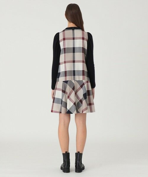 BLUE LABEL / BLACK LABEL CRESTBRIDGE / ブルーレーベル / ブラックレーベル・クレストブリッジ  ドレス | 【限定カラーあり】クレストブリッジチェックサキソニードッキングドレス | 詳細5