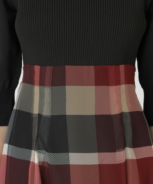 BLUE LABEL / BLACK LABEL CRESTBRIDGE / ブルーレーベル / ブラックレーベル・クレストブリッジ  ドレス | シフォンコンビドレス | 詳細4