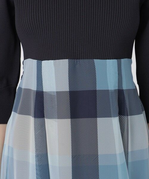 BLUE LABEL / BLACK LABEL CRESTBRIDGE / ブルーレーベル / ブラックレーベル・クレストブリッジ  ドレス | シフォンコンビドレス | 詳細10