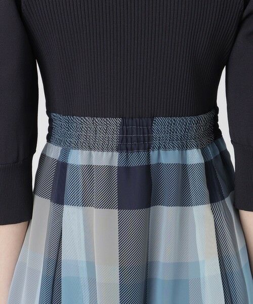 BLUE LABEL / BLACK LABEL CRESTBRIDGE / ブルーレーベル / ブラックレーベル・クレストブリッジ  ドレス | シフォンコンビドレス | 詳細11