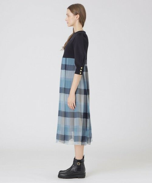 BLUE LABEL / BLACK LABEL CRESTBRIDGE / ブルーレーベル / ブラックレーベル・クレストブリッジ  ドレス | シフォンコンビドレス | 詳細7