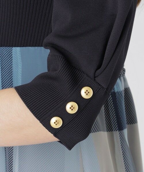 BLUE LABEL / BLACK LABEL CRESTBRIDGE / ブルーレーベル / ブラックレーベル・クレストブリッジ  ドレス | シフォンコンビドレス | 詳細9