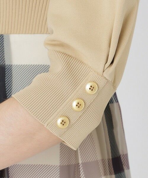 BLUE LABEL / BLACK LABEL CRESTBRIDGE / ブルーレーベル / ブラックレーベル・クレストブリッジ  ドレス | シフォンコンビドレス | 詳細15