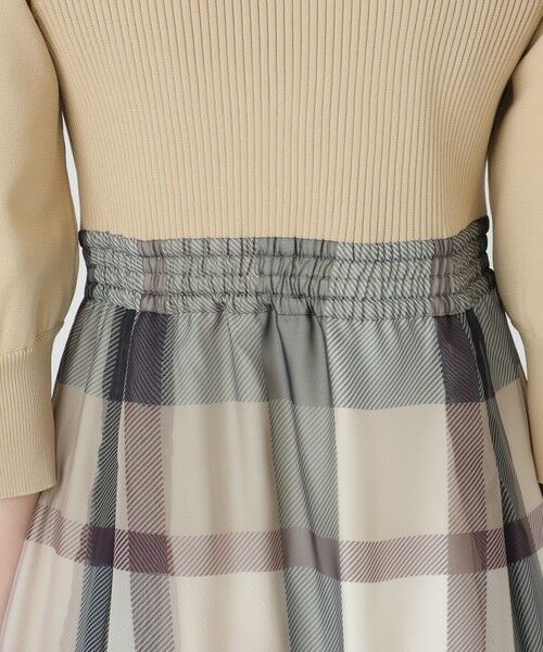 BLUE LABEL / BLACK LABEL CRESTBRIDGE / ブルーレーベル / ブラックレーベル・クレストブリッジ  ドレス | シフォンコンビドレス | 詳細17