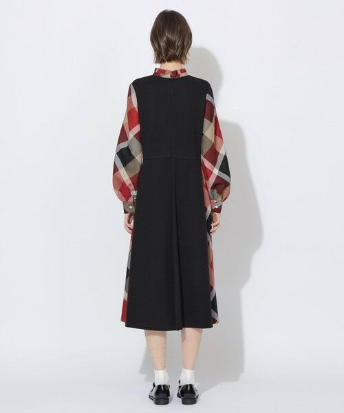 BLUE LABEL / BLACK LABEL CRESTBRIDGE / ブルーレーベル / ブラックレーベル・クレストブリッジ ドレス | 【WEB限定】ウールミックスストレッチポンチパーシャルチェックドレス | 詳細2