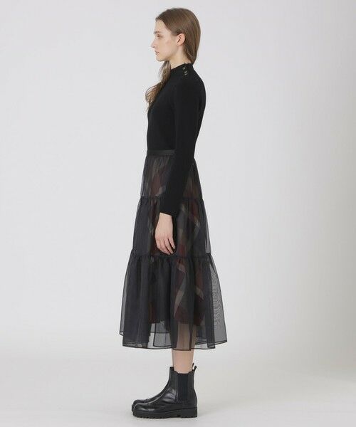 BLUE LABEL / BLACK LABEL CRESTBRIDGE / ブルーレーベル / ブラックレーベル・クレストブリッジ  ドレス | 【取扱店舗限定】クレストブリッジチェックサキソニーニットドッキングドレス | 詳細2