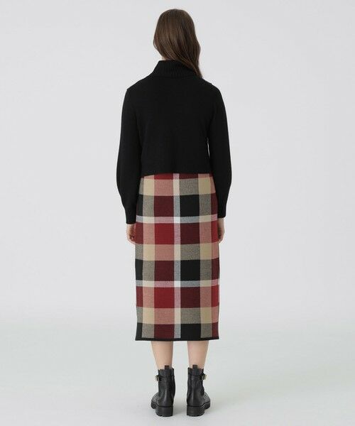 BLUE LABEL / BLACK LABEL CRESTBRIDGE / ブルーレーベル / ブラックレーベル・クレストブリッジ  ドレス | 【原宿店限定】クレストブリッジチェックウーリージャカードセットドレス | 詳細4