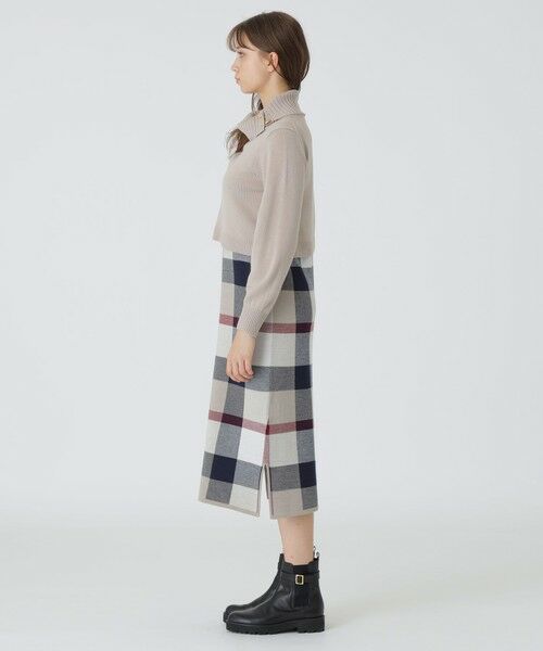 BLUE LABEL / BLACK LABEL CRESTBRIDGE / ブルーレーベル / ブラックレーベル・クレストブリッジ  ドレス | 【原宿店限定】クレストブリッジチェックウーリージャカードセットドレス | 詳細13