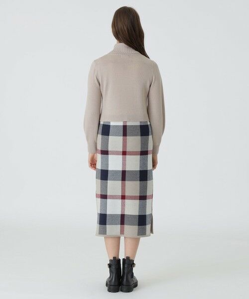 BLUE LABEL / BLACK LABEL CRESTBRIDGE / ブルーレーベル / ブラックレーベル・クレストブリッジ  ドレス | 【原宿店限定】クレストブリッジチェックウーリージャカードセットドレス | 詳細14