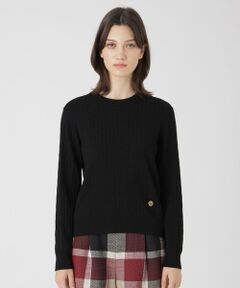 BLUE LABEL / BLACK LABEL CRESTBRIDGE / ブルーレーベル / ブラックレーベル・クレストブリッジ  ニット・セーター | レーヨンストレッチケーブルニット