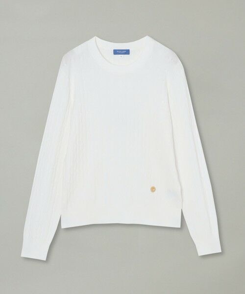 BLUE LABEL / BLACK LABEL CRESTBRIDGE / ブルーレーベル / ブラックレーベル・クレストブリッジ  ニット・セーター | レーヨンストレッチケーブルニット | 詳細5