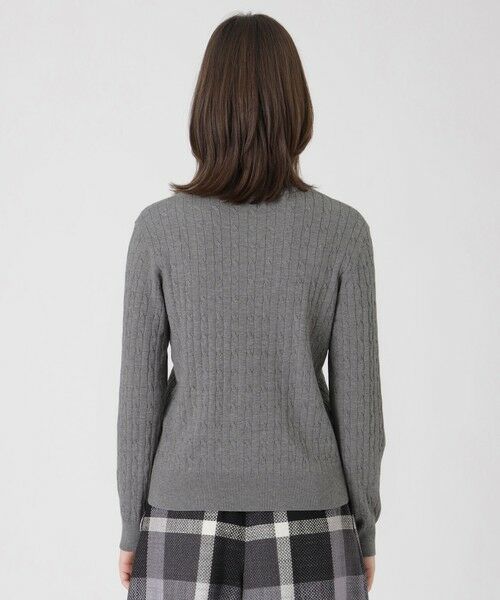 BLUE LABEL / BLACK LABEL CRESTBRIDGE / ブルーレーベル / ブラックレーベル・クレストブリッジ  ニット・セーター | レーヨンストレッチケーブルニット | 詳細8