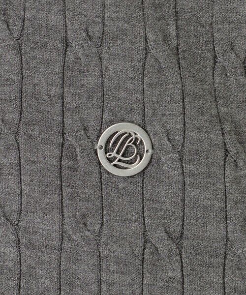 BLUE LABEL / BLACK LABEL CRESTBRIDGE / ブルーレーベル / ブラックレーベル・クレストブリッジ  ニット・セーター | レーヨンストレッチケーブルニット | 詳細9