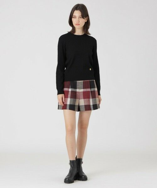 BLUE LABEL / BLACK LABEL CRESTBRIDGE / ブルーレーベル / ブラックレーベル・クレストブリッジ  ニット・セーター | レーヨンストレッチケーブルニット | 詳細11