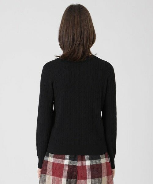 BLUE LABEL / BLACK LABEL CRESTBRIDGE / ブルーレーベル / ブラックレーベル・クレストブリッジ  ニット・セーター | レーヨンストレッチケーブルニット | 詳細13