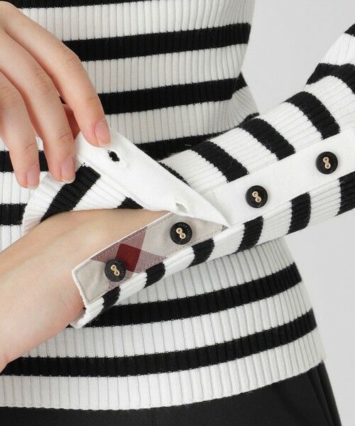 BLUE LABEL / BLACK LABEL CRESTBRIDGE / ブルーレーベル / ブラックレーベル・クレストブリッジ  ニット・セーター | レーヨンストレッチタートルニット | 詳細9