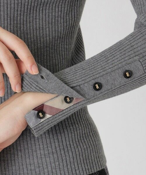 BLUE LABEL / BLACK LABEL CRESTBRIDGE / ブルーレーベル / ブラックレーベル・クレストブリッジ  ニット・セーター | レーヨンストレッチタートルニット | 詳細14