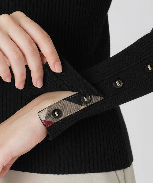 BLUE LABEL / BLACK LABEL CRESTBRIDGE / ブルーレーベル / ブラックレーベル・クレストブリッジ  ニット・セーター | レーヨンストレッチタートルニット | 詳細19