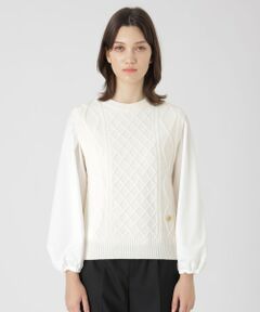 BLUE LABEL / BLACK LABEL CRESTBRIDGE / ブルーレーベル / ブラックレーベル・クレストブリッジ  ニット・セーター | ニットベスト付きカットソー