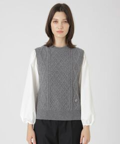 BLUE LABEL / BLACK LABEL CRESTBRIDGE / ブルーレーベル / ブラックレーベル・クレストブリッジ  ニット・セーター | ニットベスト付きカットソー