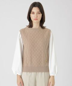 BLUE LABEL / BLACK LABEL CRESTBRIDGE / ブルーレーベル / ブラックレーベル・クレストブリッジ  ニット・セーター | ニットベスト付きカットソー