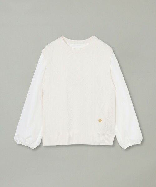 BLUE LABEL / BLACK LABEL CRESTBRIDGE / ブルーレーベル / ブラックレーベル・クレストブリッジ  ニット・セーター | ニットベスト付きカットソー | 詳細9