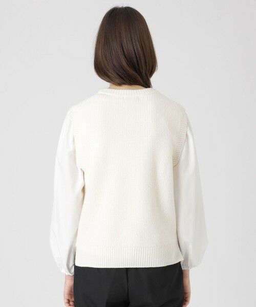 BLUE LABEL / BLACK LABEL CRESTBRIDGE / ブルーレーベル / ブラックレーベル・クレストブリッジ  ニット・セーター | ニットベスト付きカットソー | 詳細4