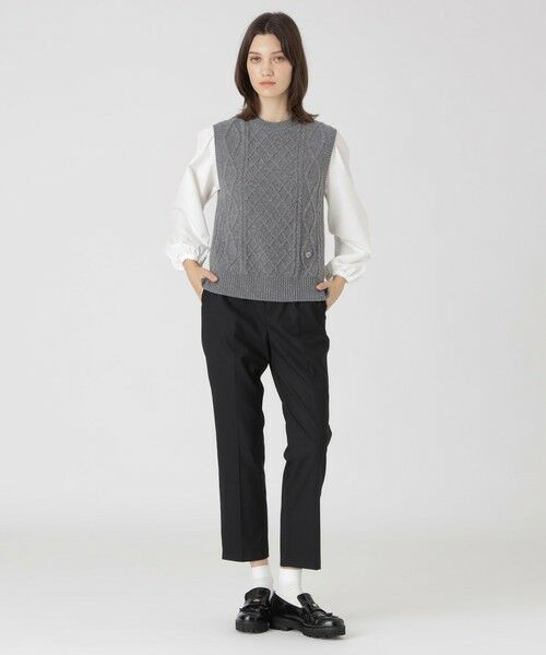 BLUE LABEL / BLACK LABEL CRESTBRIDGE / ブルーレーベル / ブラックレーベル・クレストブリッジ  ニット・セーター | ニットベスト付きカットソー | 詳細10