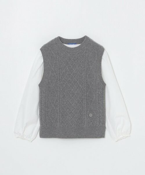 BLUE LABEL / BLACK LABEL CRESTBRIDGE / ブルーレーベル / ブラックレーベル・クレストブリッジ  ニット・セーター | ニットベスト付きカットソー | 詳細19