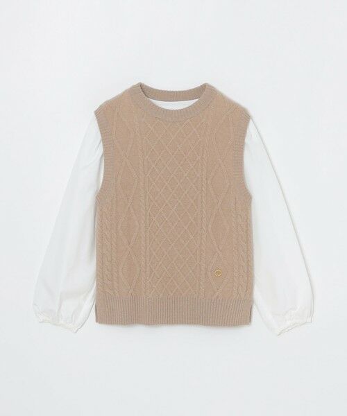 BLUE LABEL / BLACK LABEL CRESTBRIDGE / ブルーレーベル / ブラックレーベル・クレストブリッジ  ニット・セーター | ニットベスト付きカットソー | 詳細30