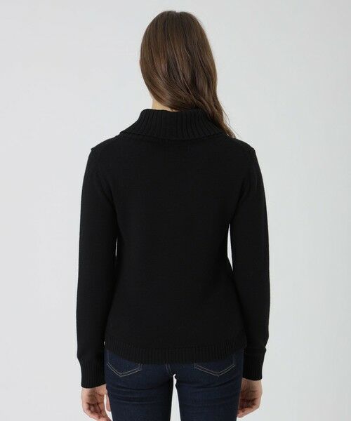 BLUE LABEL / BLACK LABEL CRESTBRIDGE / ブルーレーベル / ブラックレーベル・クレストブリッジ  ニット・セーター | 【ウォッシャブル】ウォッシャブルウールオフタートルニット | 詳細8