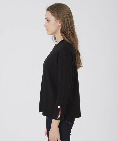 BLUE LABEL / BLACK LABEL CRESTBRIDGE / ブルーレーベル / ブラックレーベル・クレストブリッジ  ニット・セーター | 【ウォッシャブル】ウォッシャブルウールオーバーニットプルオーバー | 詳細7